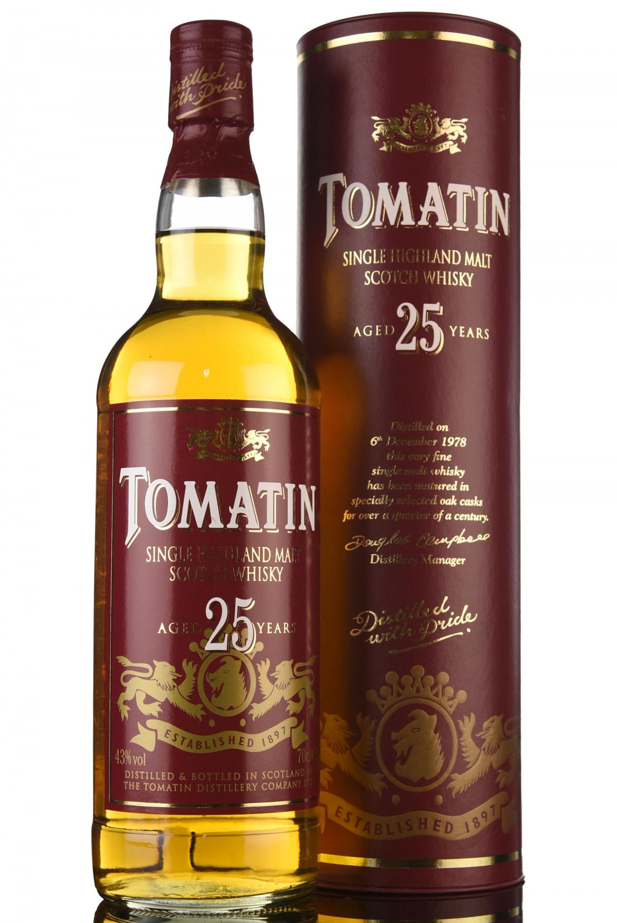 Tomatin 25 Year Old
