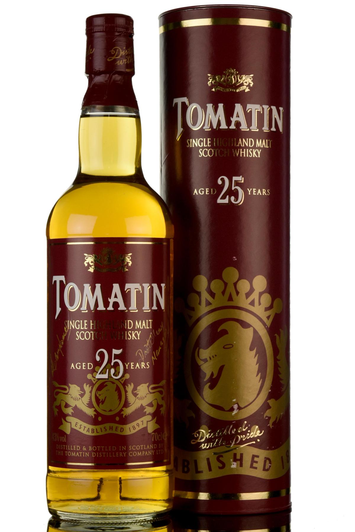 Tomatin 25 Year Old