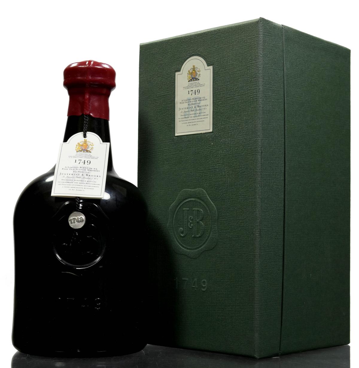 J&B 1749 - 25 Year Old - 250th Anniversary.