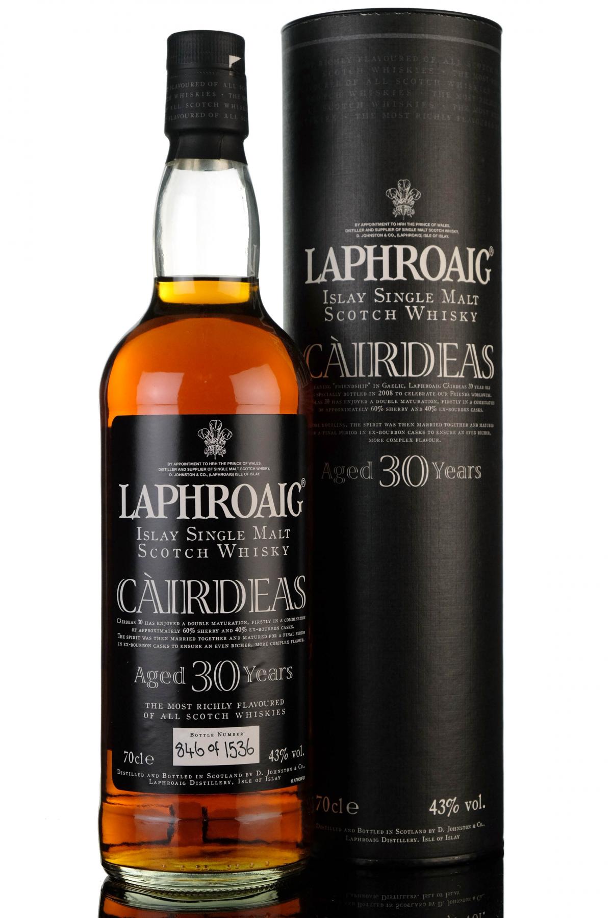 Laphroaig 30 Year Old - Cairdeas - 2008 Release