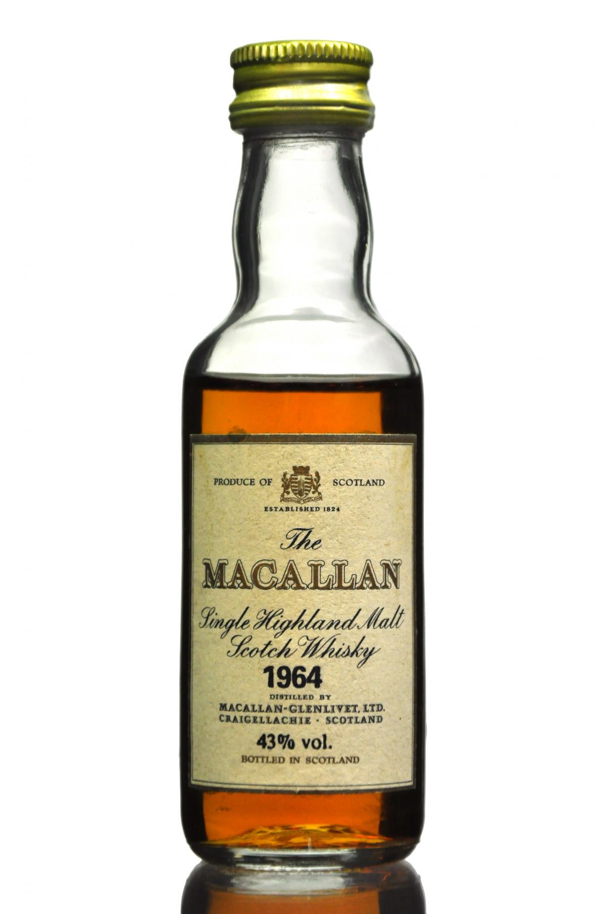 Macallan 1964 Miniature