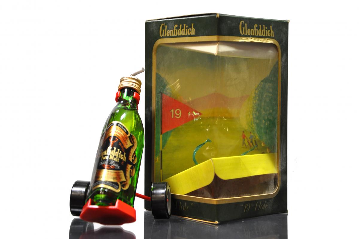 Glenfiddich Golf Trolly Miniature