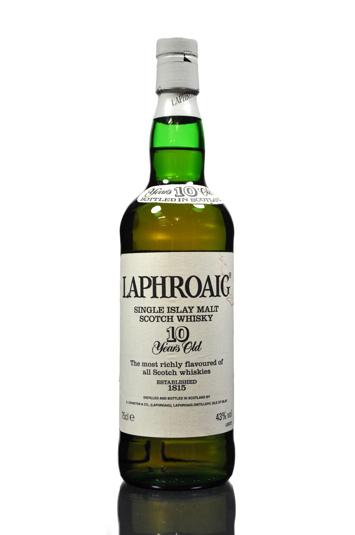 Laphroaig 10 Year Old - Circa 1990