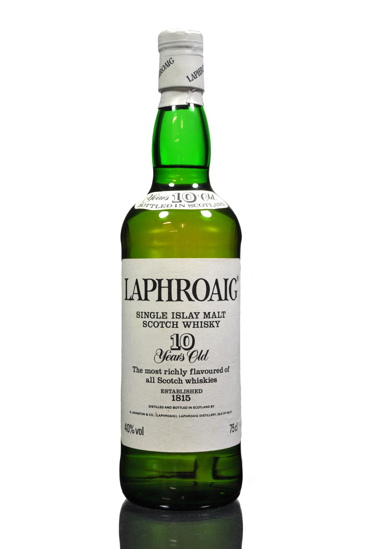 Laphroaig 10 Year Old - Circa 1990