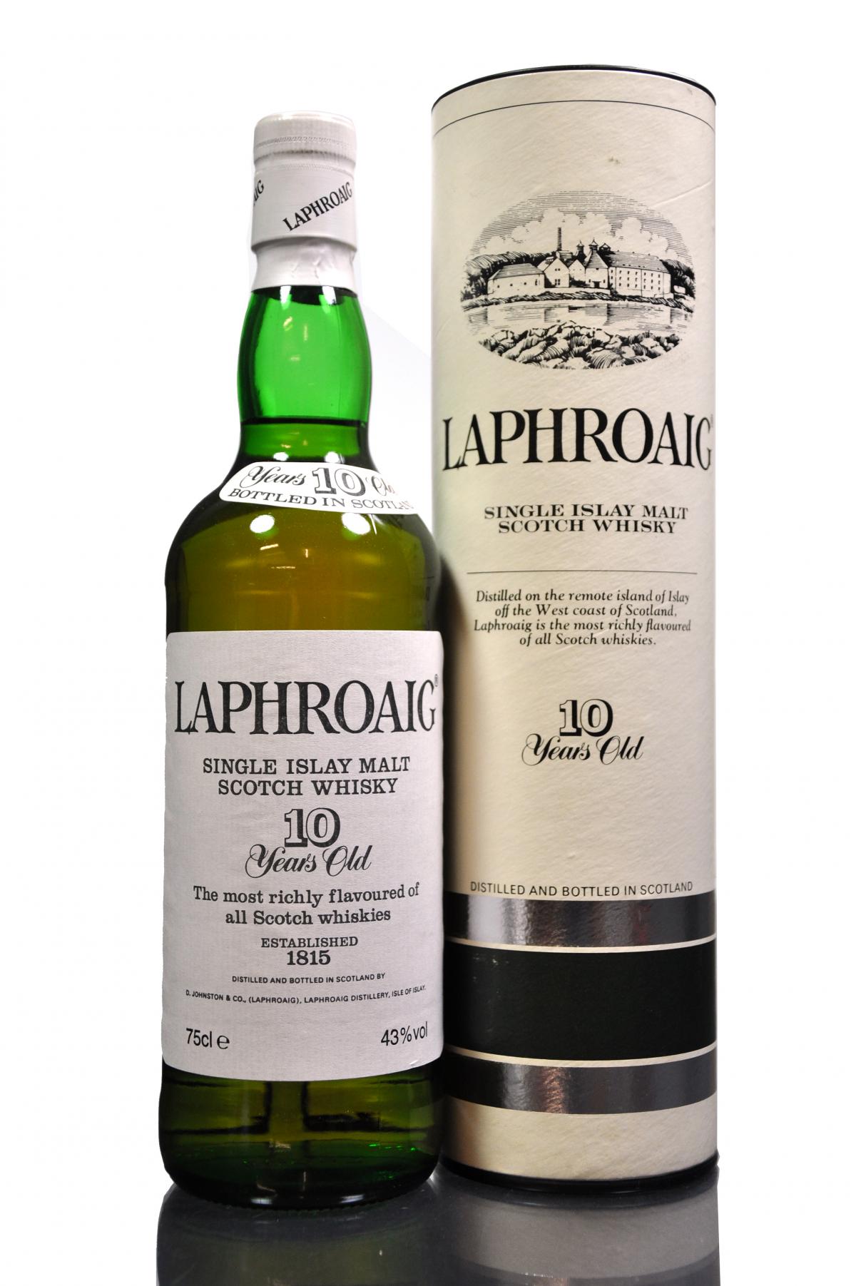 Laphroaig 10 Year Old - Circa 1990