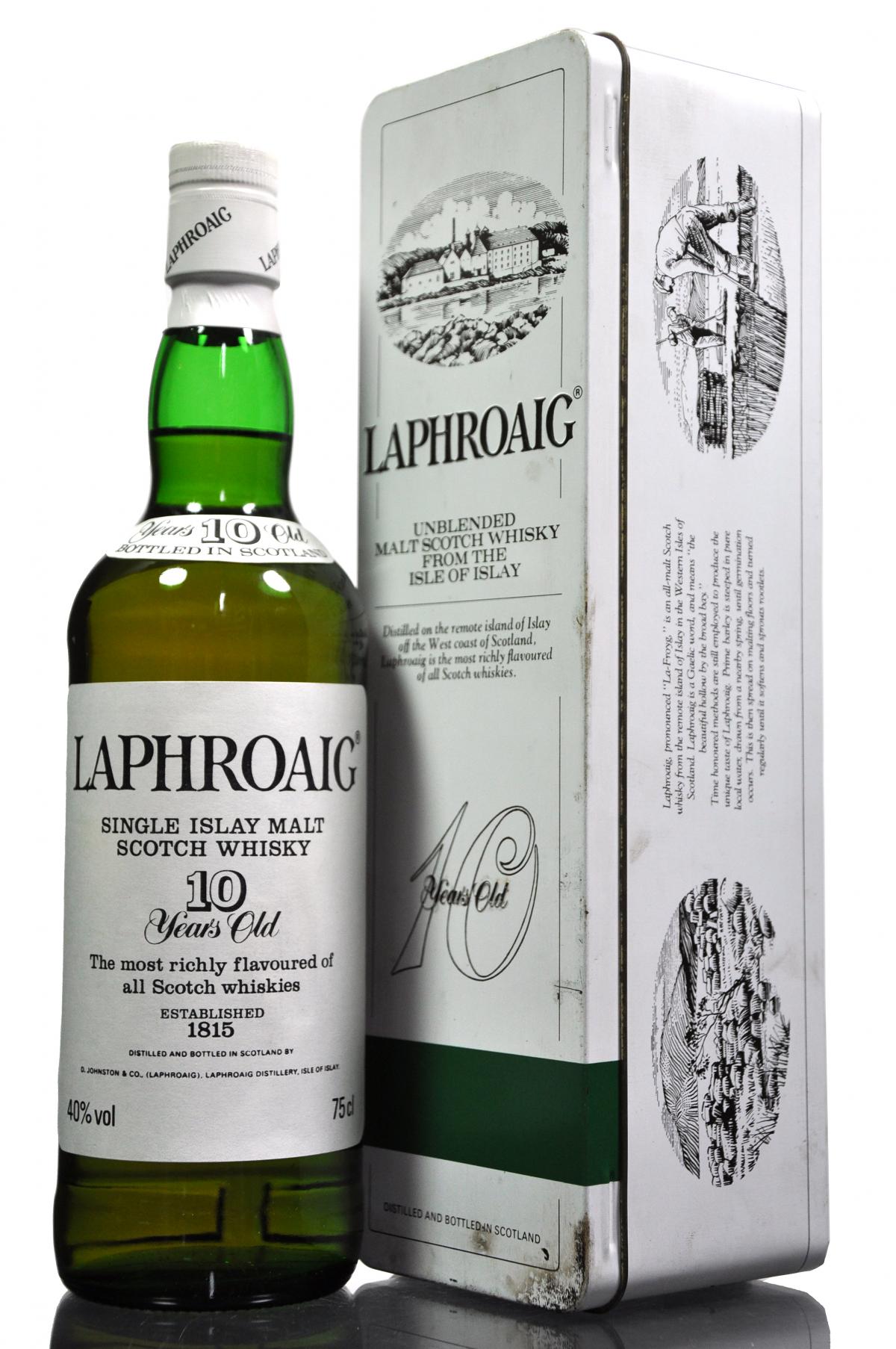 Laphroaig 10 Year Old - Circa 1990