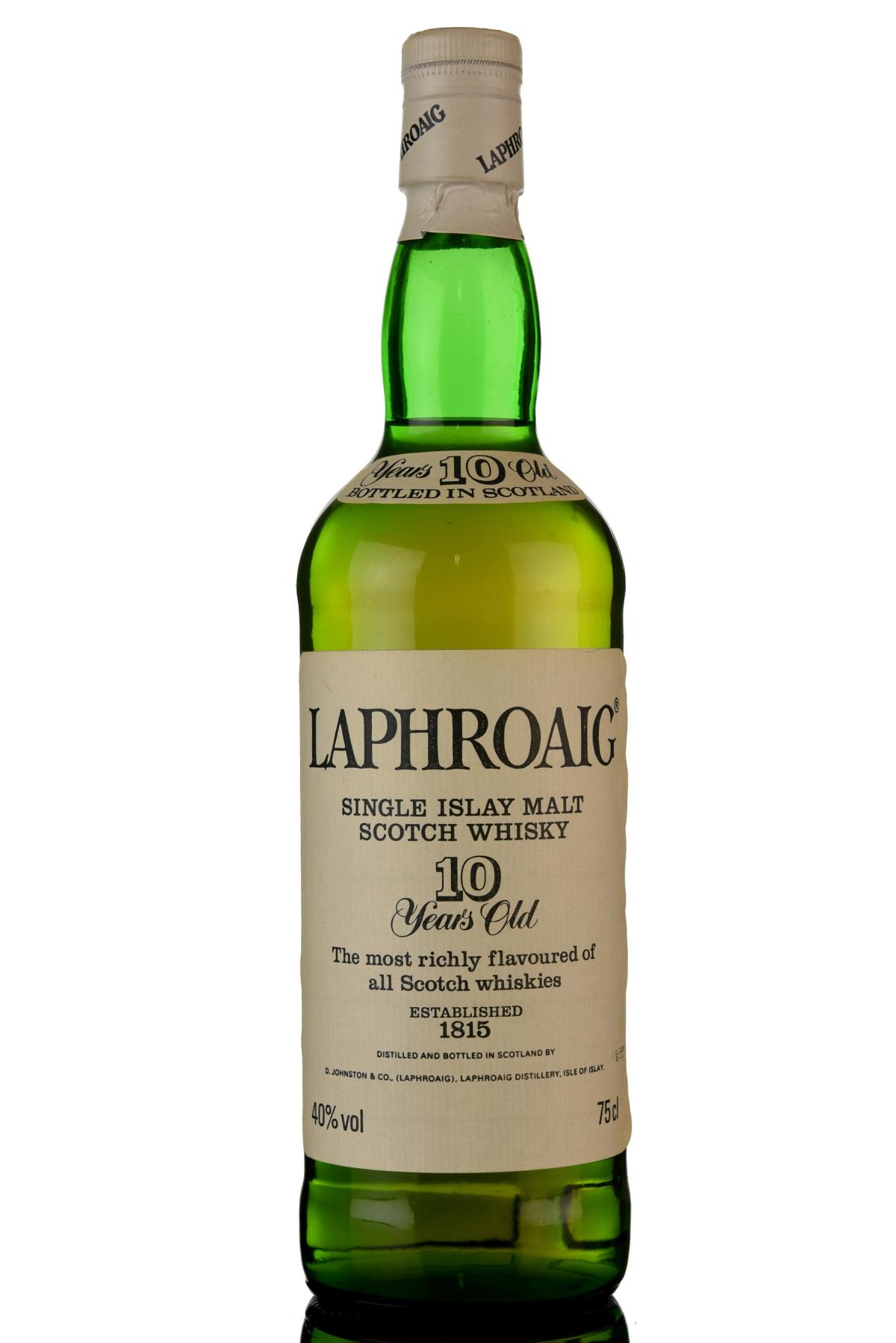 Laphroaig 10 Year Old - Circa 1990