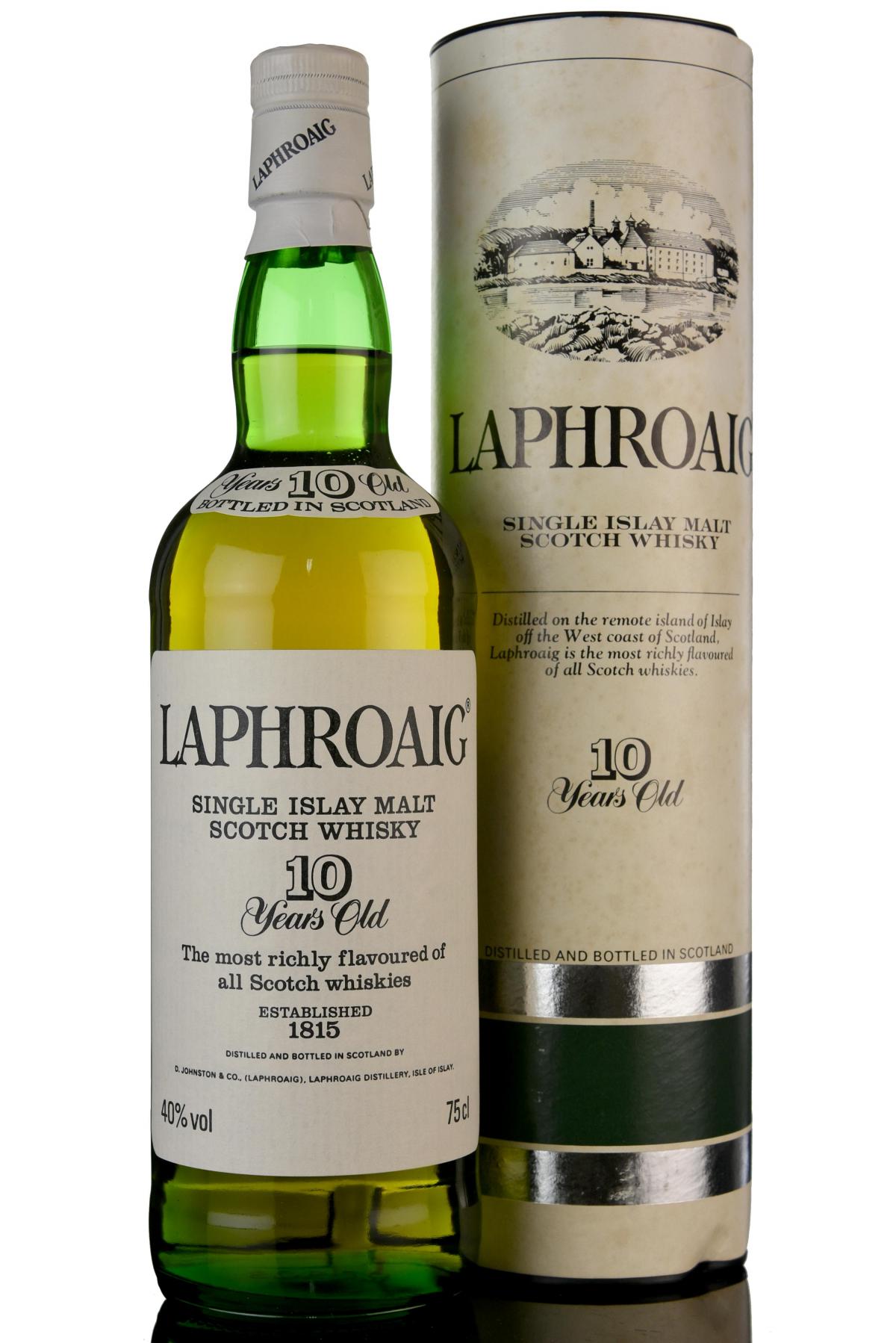 Laphroaig 10 Year Old - Circa 1990