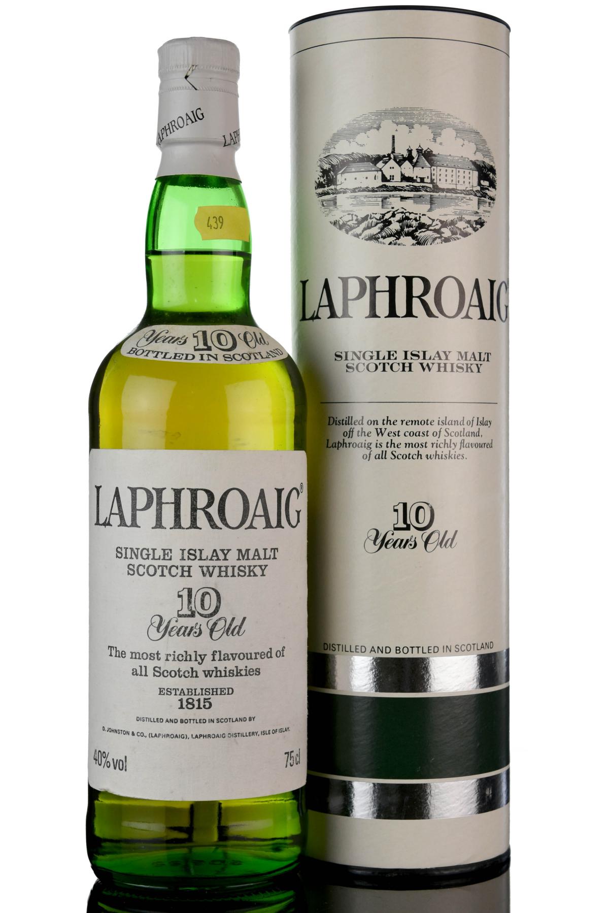 Laphroaig 10 Year Old - Circa 1990