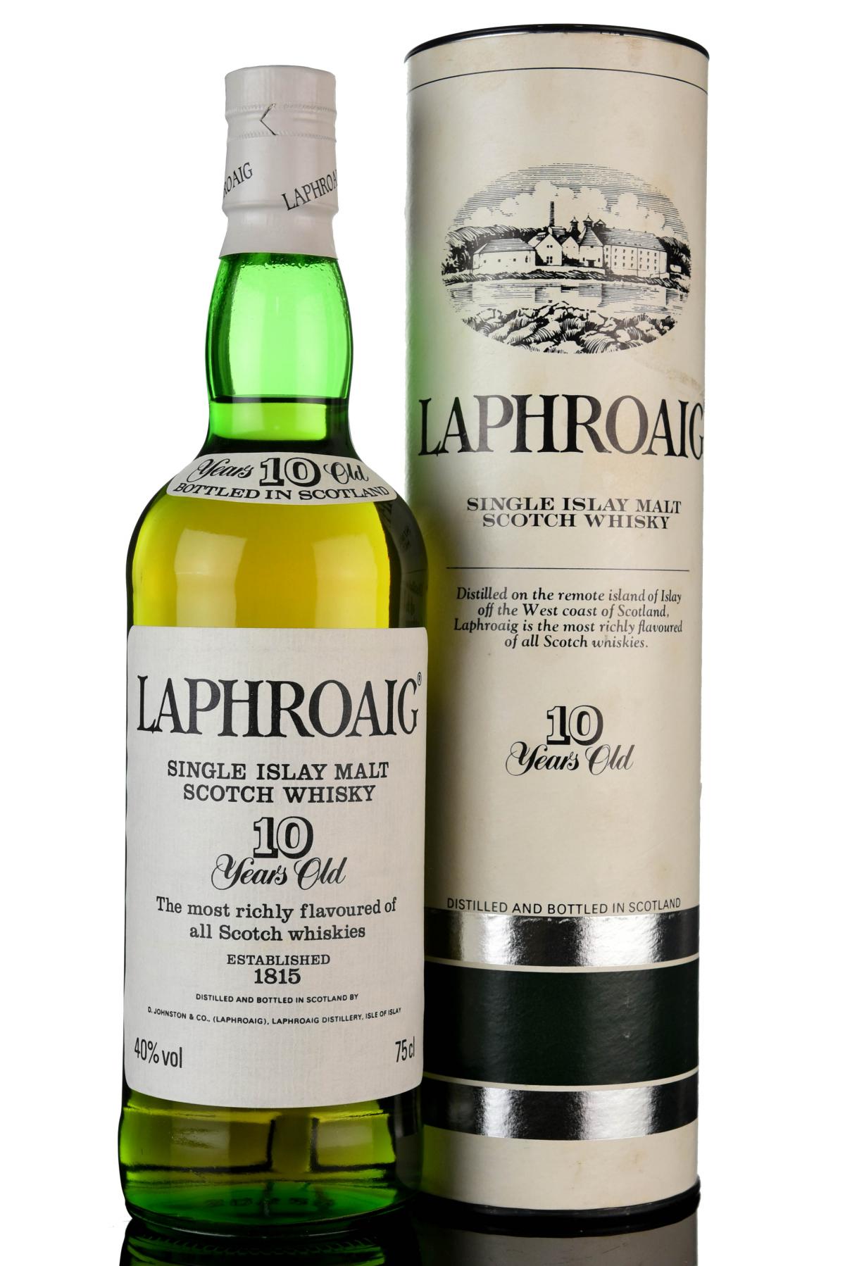 Laphroaig 10 Year Old - Circa 1990