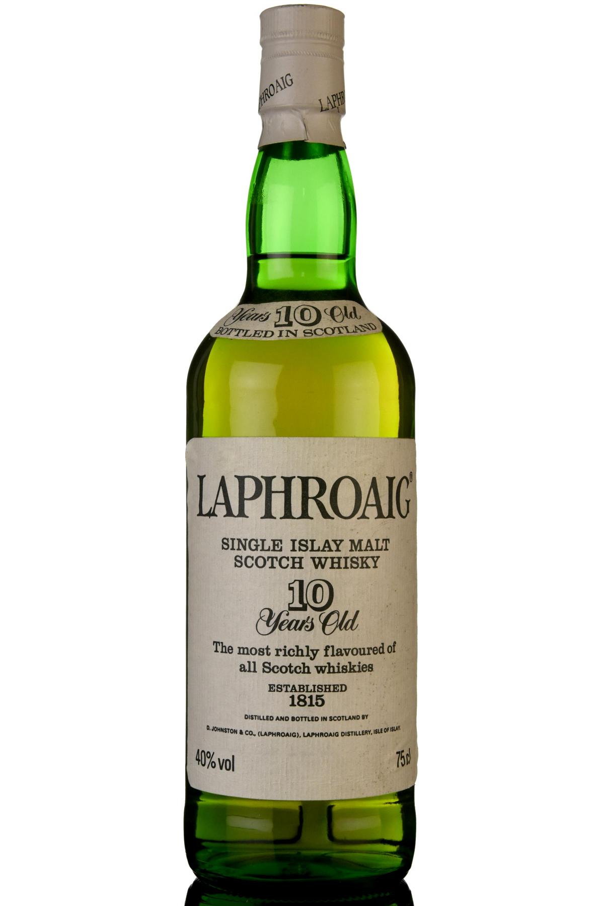 Laphroaig 10 Year Old - Circa 1990