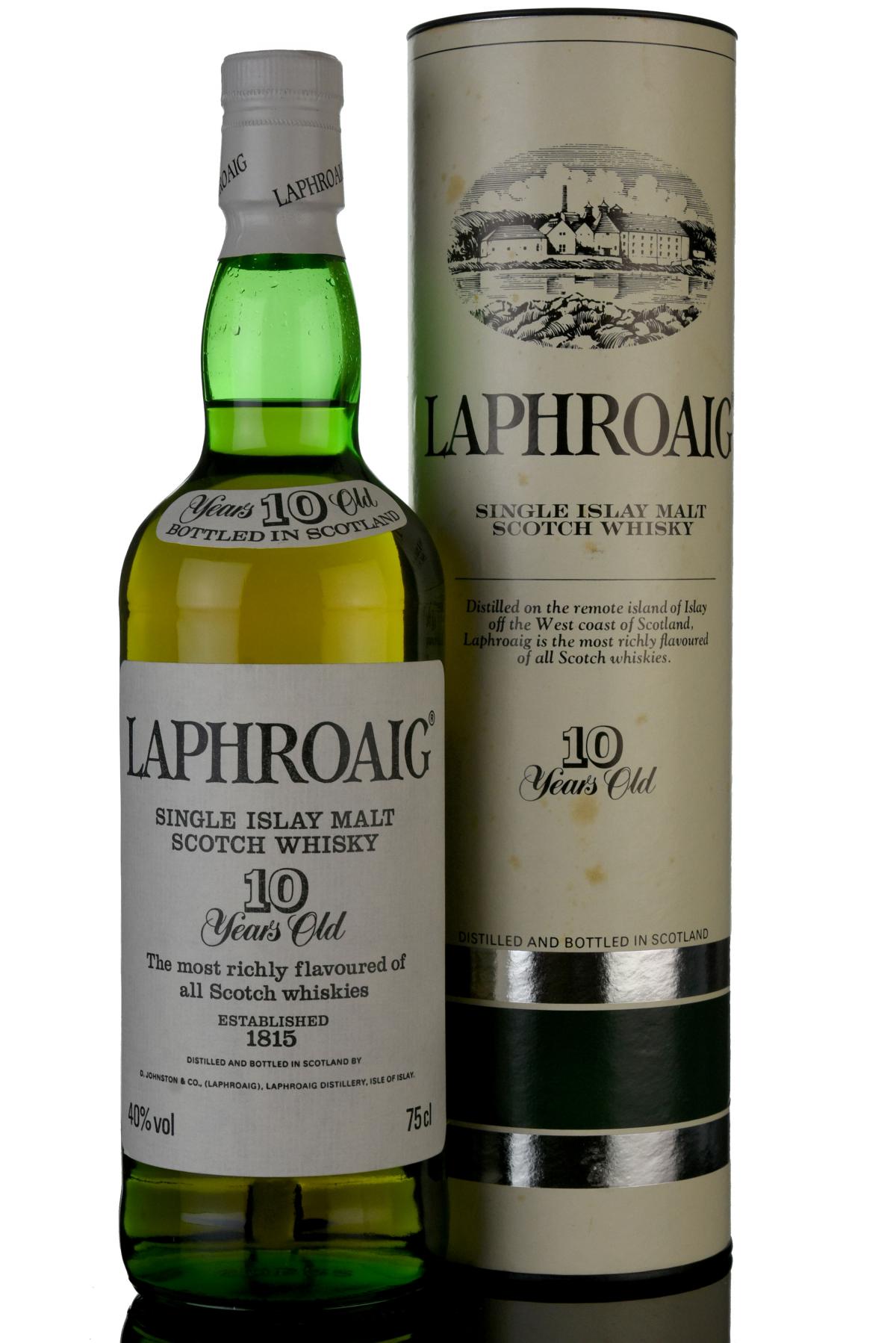 Laphroaig 10 Year Old - Circa 1990