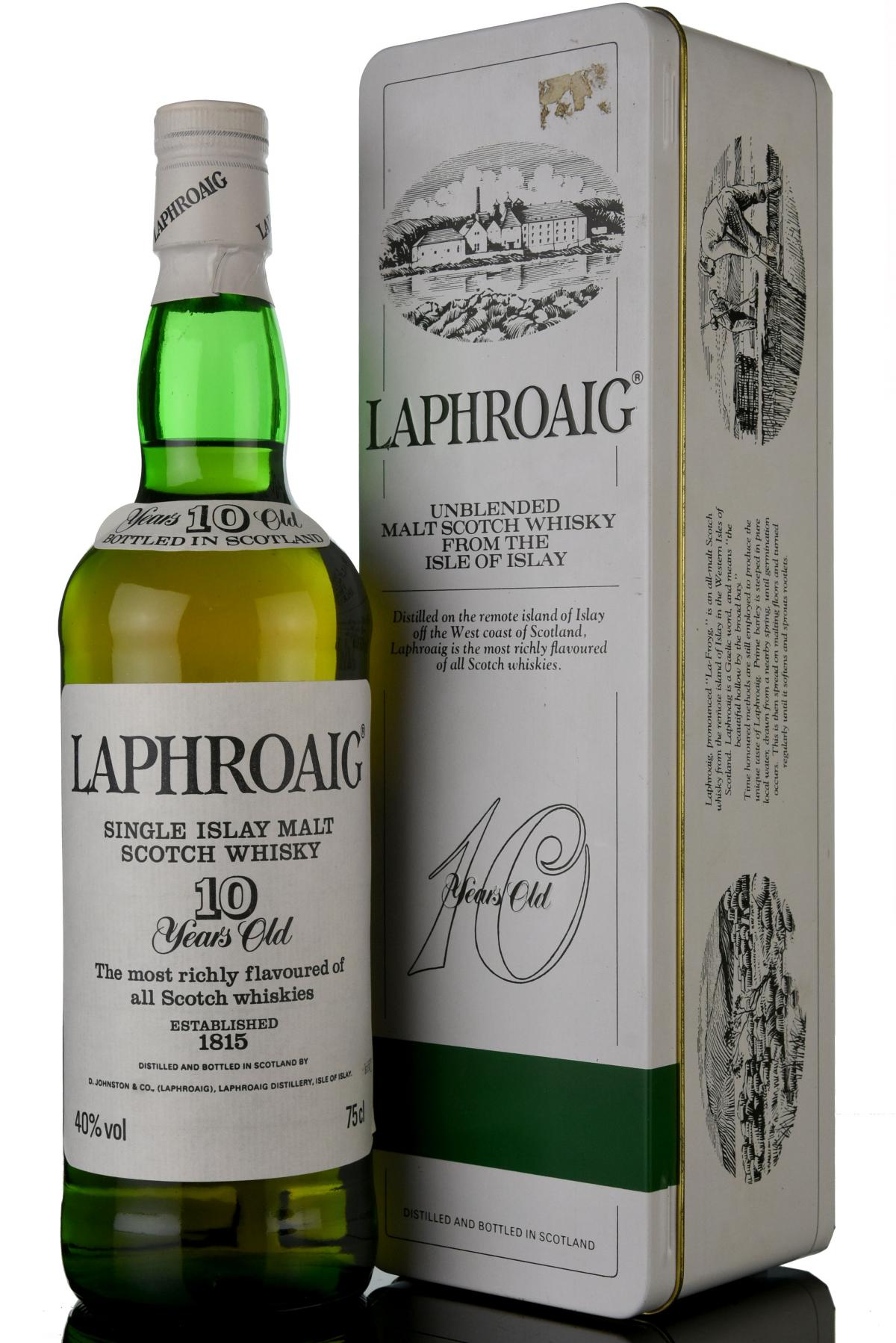 Laphroaig 10 Year Old - Circa 1990