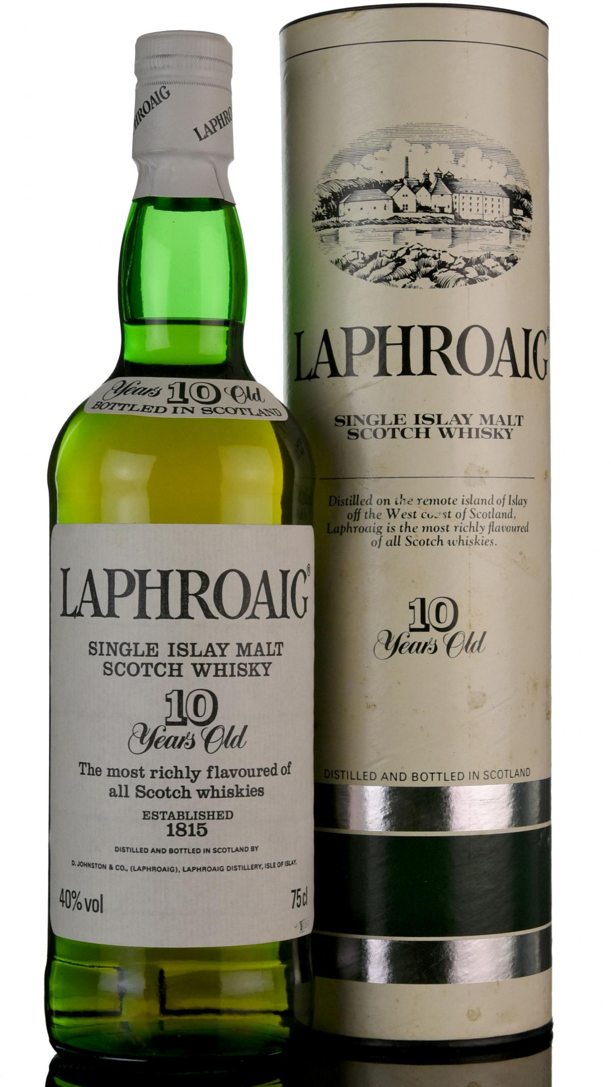 Laphroaig 10 Year Old - 1987 Release