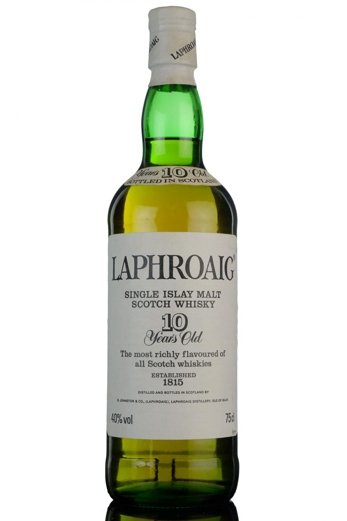 Laphroaig 10 Year Old - 1988 Release