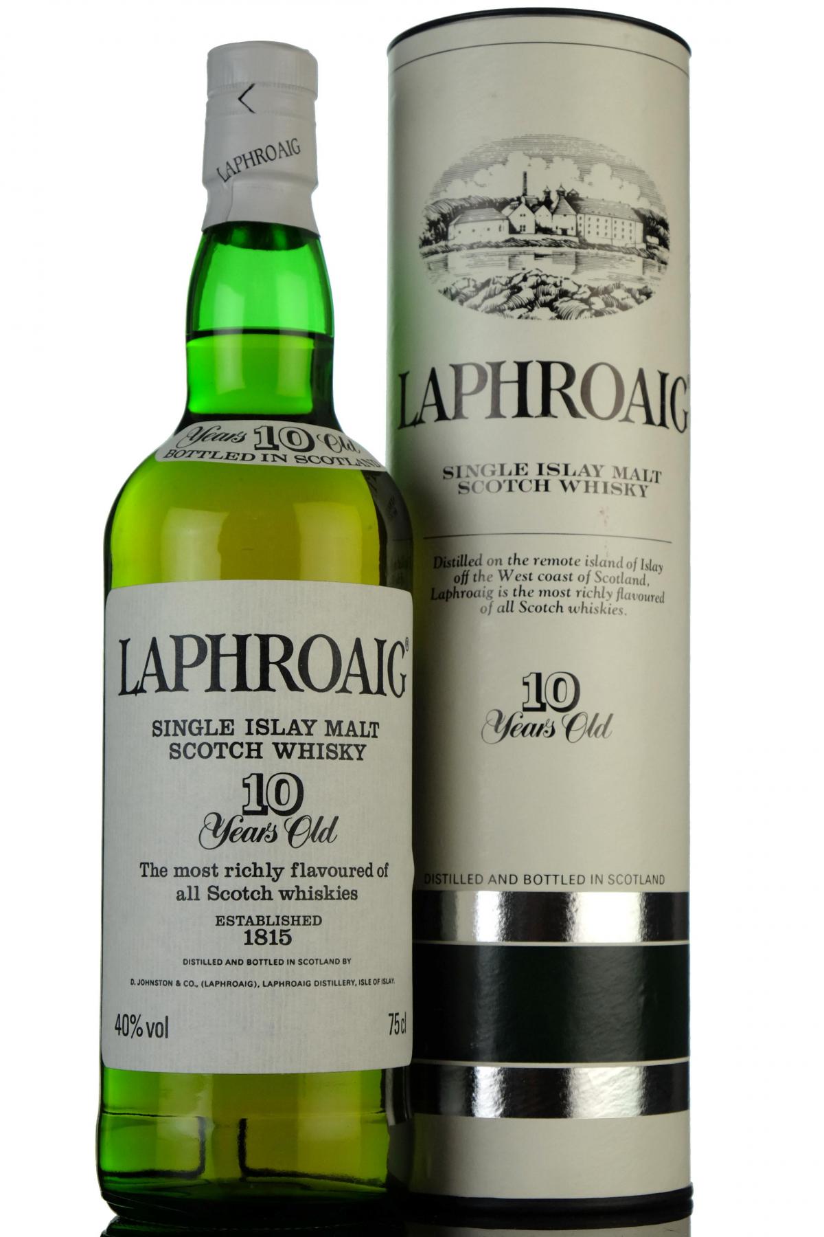 Laphroaig 10 Year Old - Circa 1990