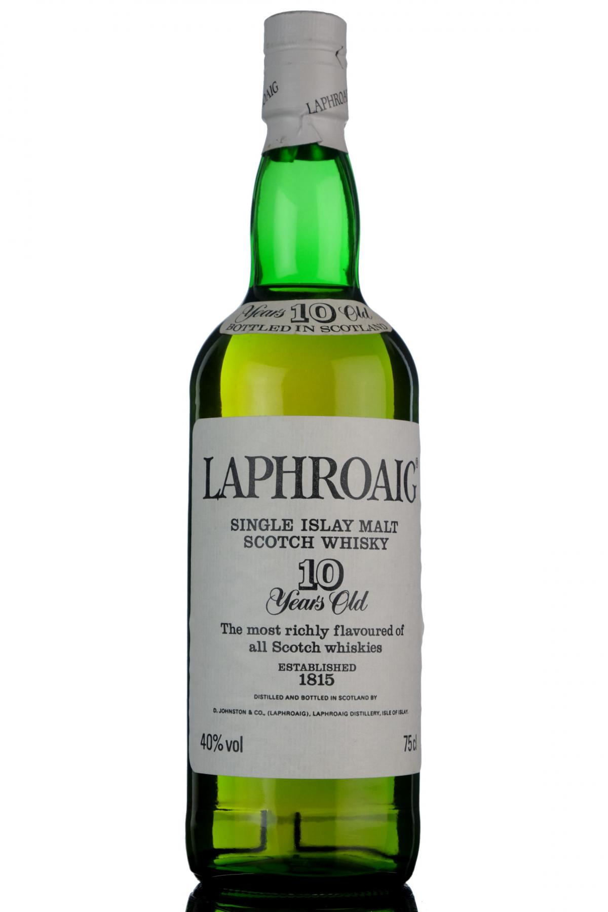 Laphroaig 10 Year Old - Circa 1990