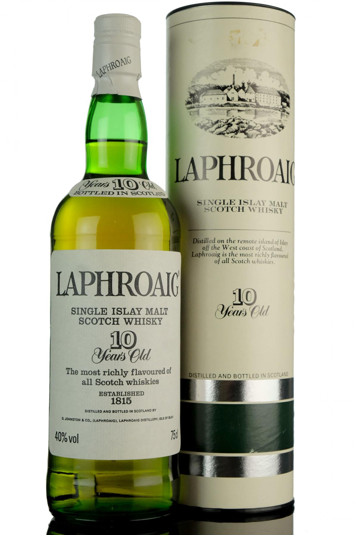 Laphroaig 10 Year Old - Circa 1990