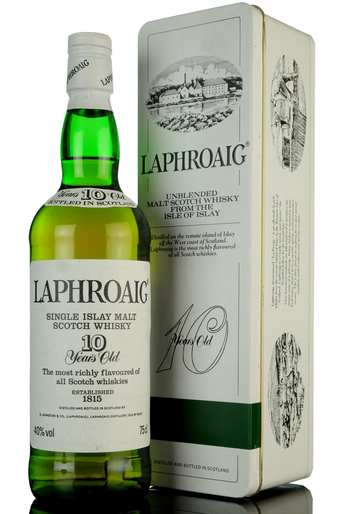 Laphroaig 10 Year Old - Circa 1990