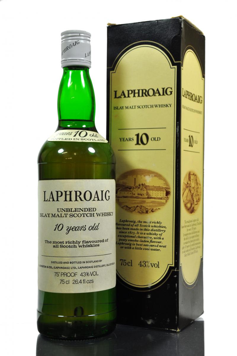 Laphroaig 10 Year Old - Late 1970s