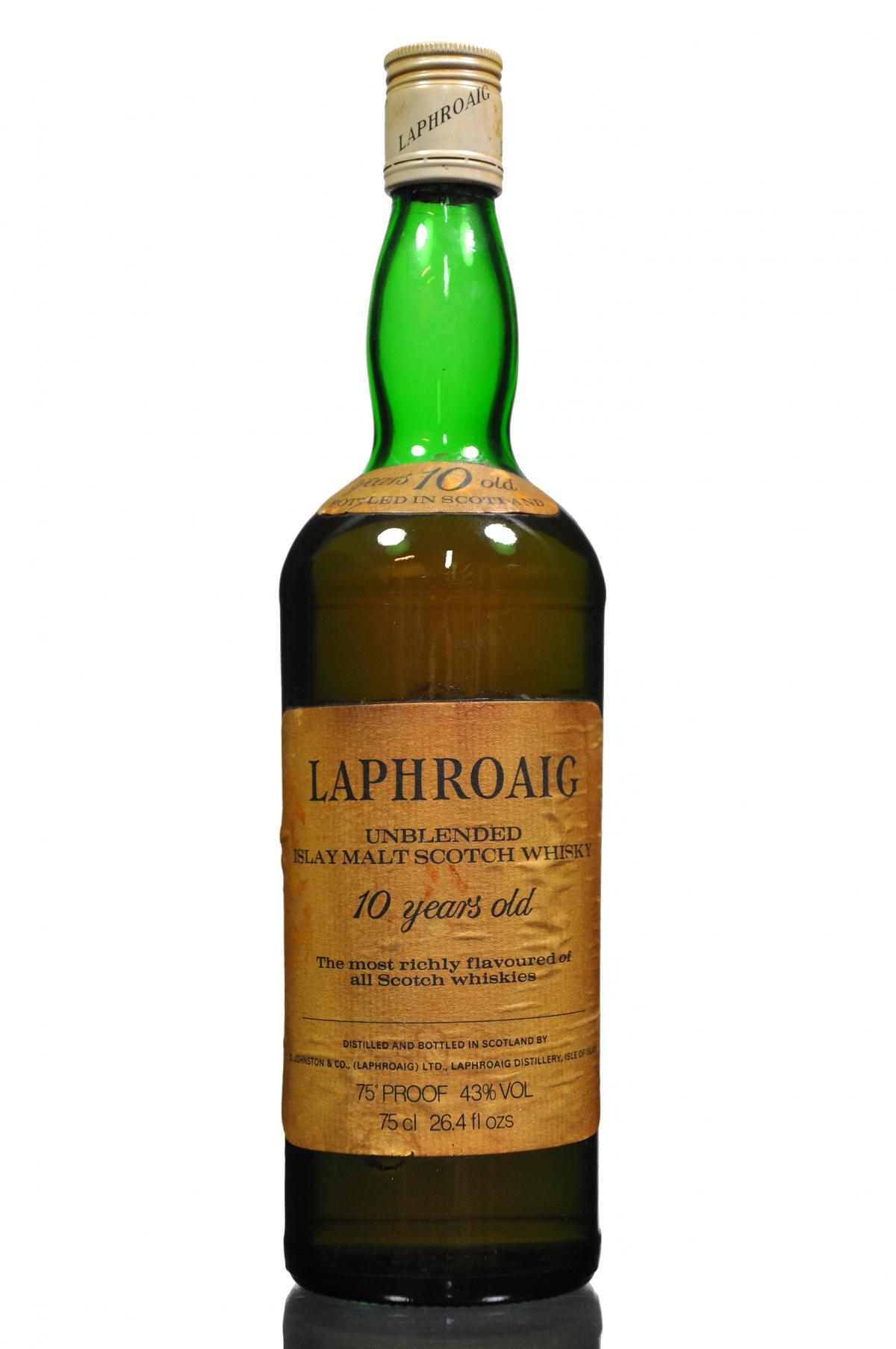 Laphroaig 10 Year Old - Late 1970s