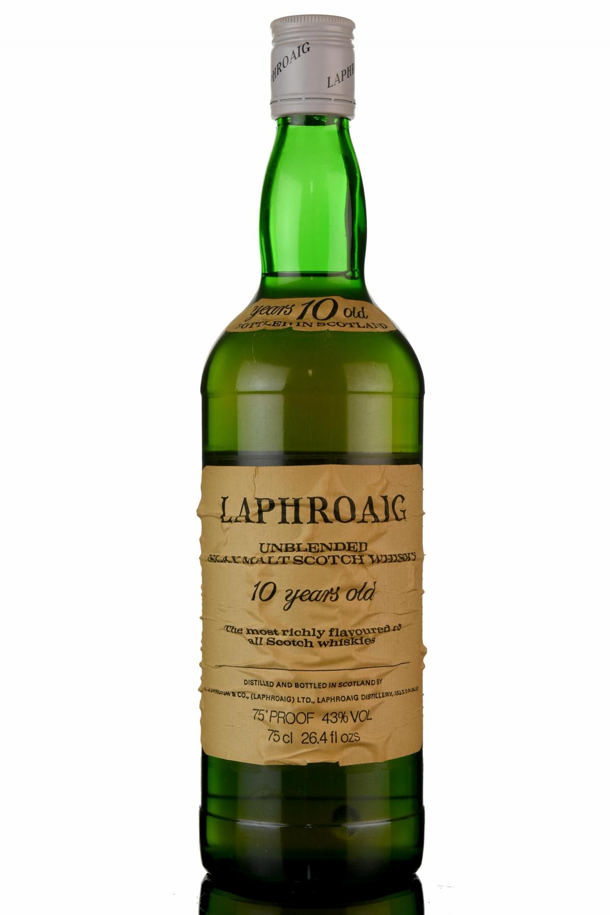 Laphroaig 10 Year Old - Late 1970s