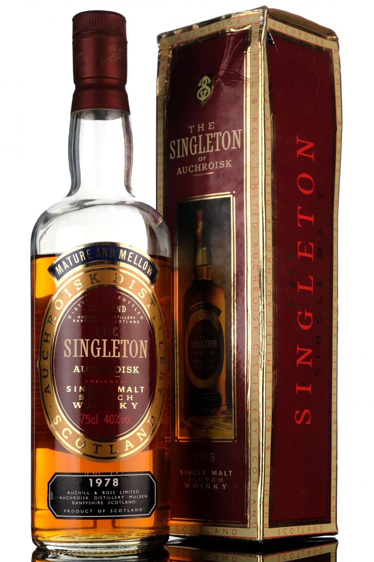 Singleton Of Auchroisk 1978