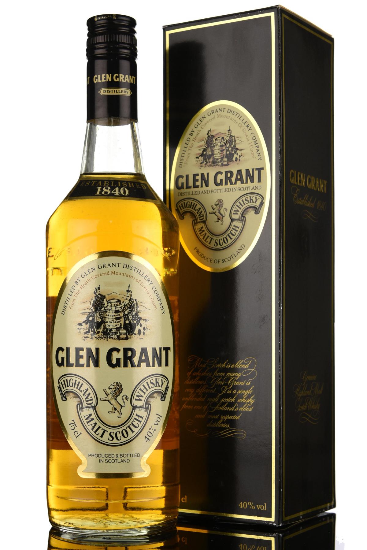 Glen Grant - 1980s