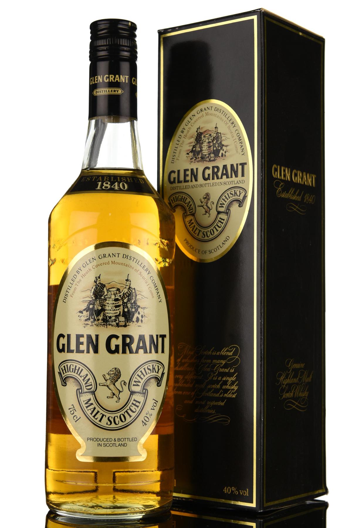 Glen Grant - 1980s
