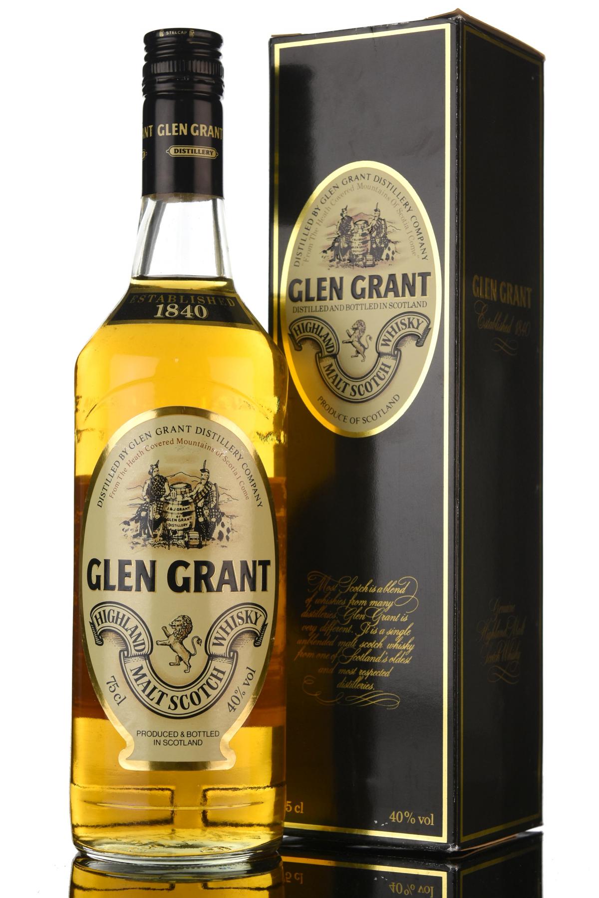 Glen Grant - 1980s