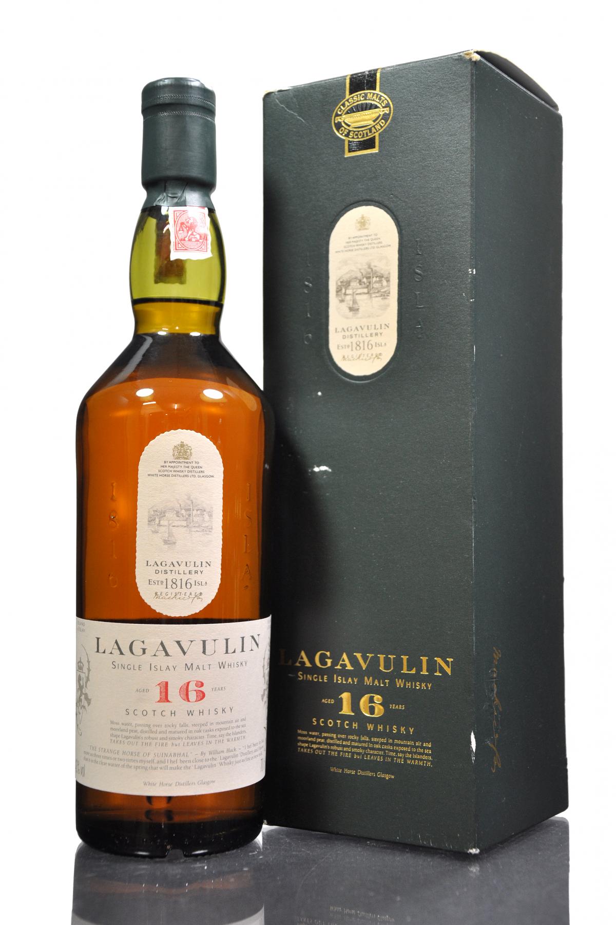 Lagavulin 16 Year Old - White Horse - 1990s