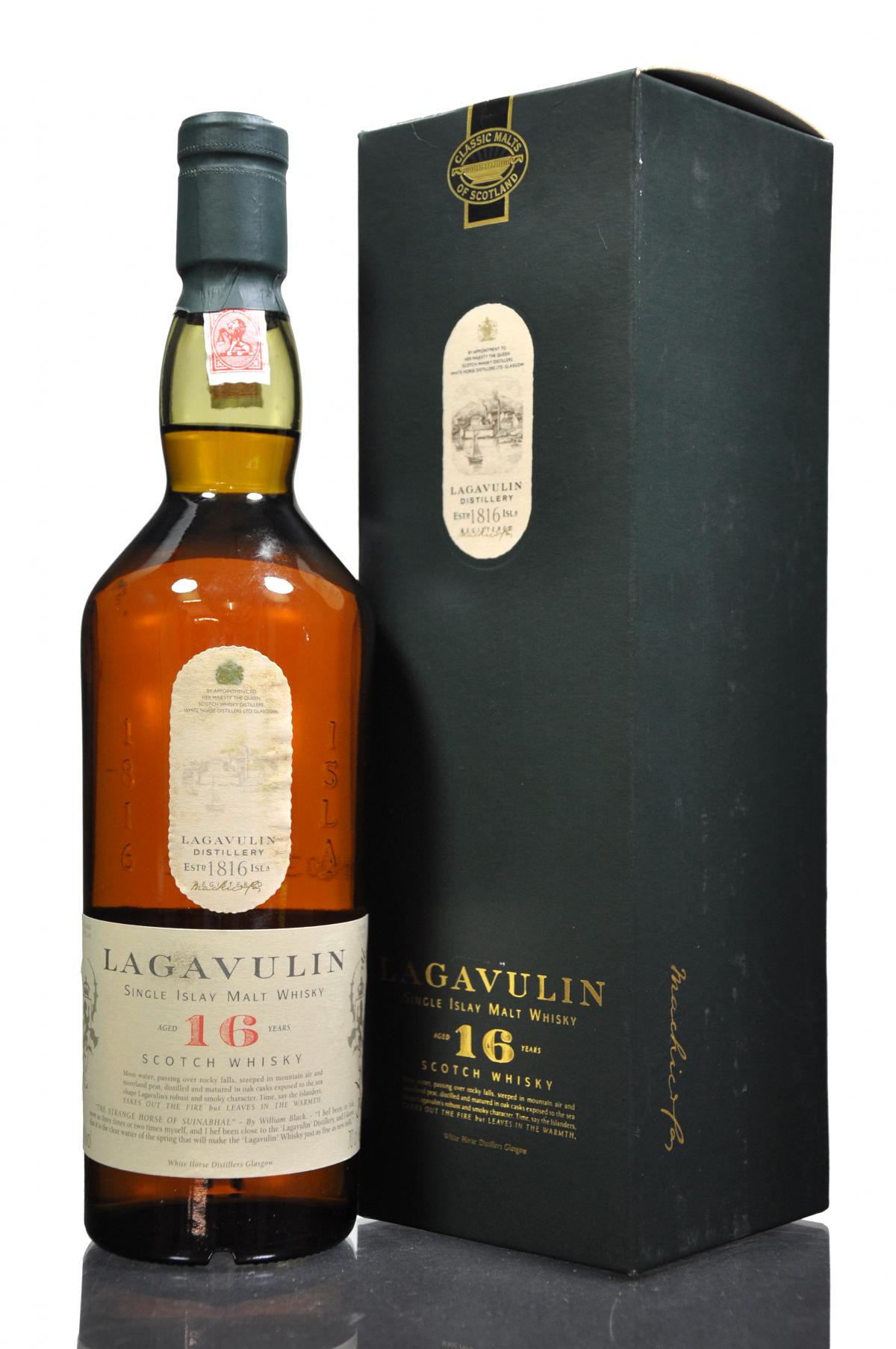 Lagavulin 16 Year Old - White Horse - Late 1980s