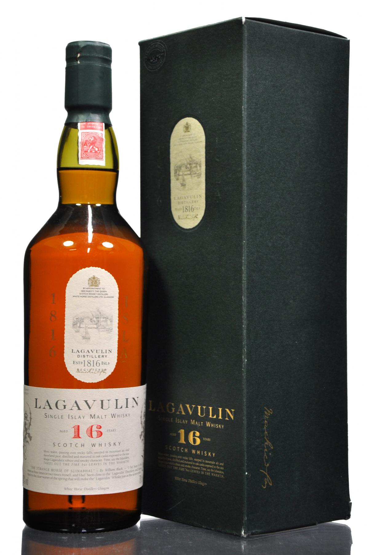 Lagavulin 16 Year Old - White Horse - 1990s