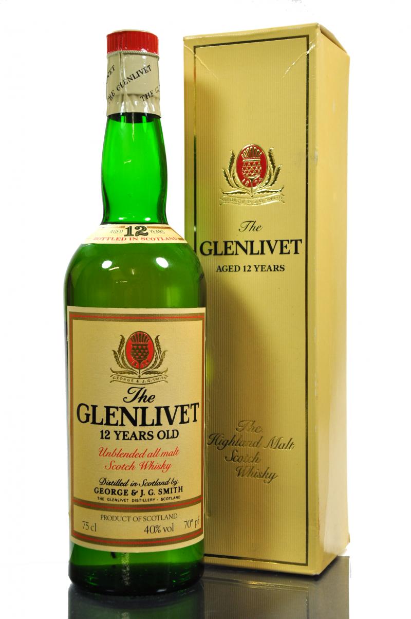 Glenlivet 12 Year Old - Circa 1980