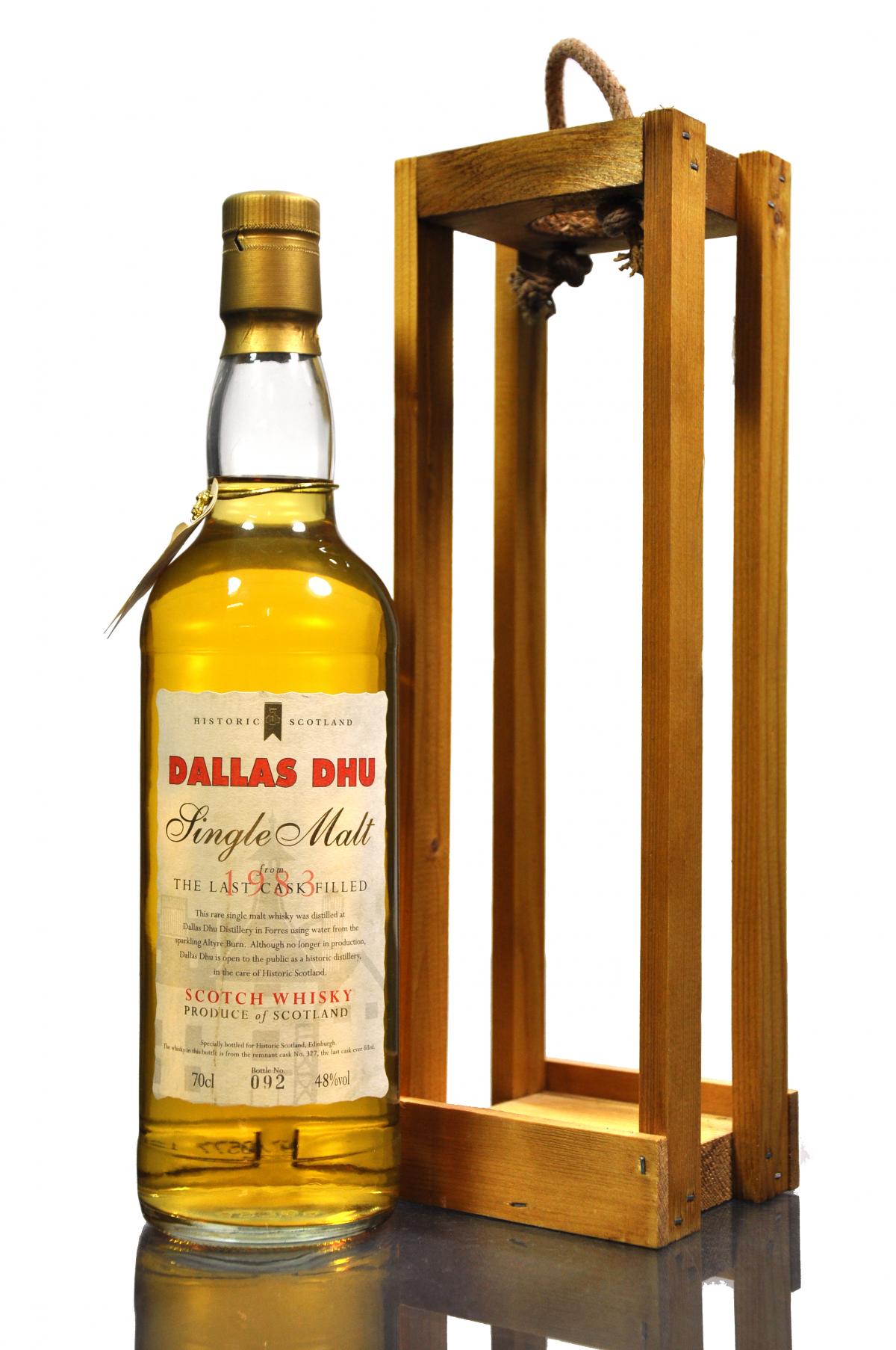 Dallas Dhu 1983 - Last Cask Filled