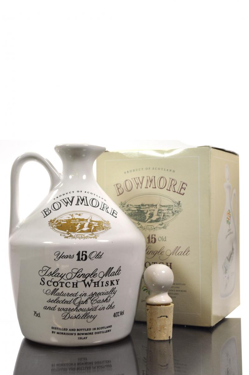 Bowmore 15 Year Old - Glasgow Garden Festival 1988 - Ceramic Decanter