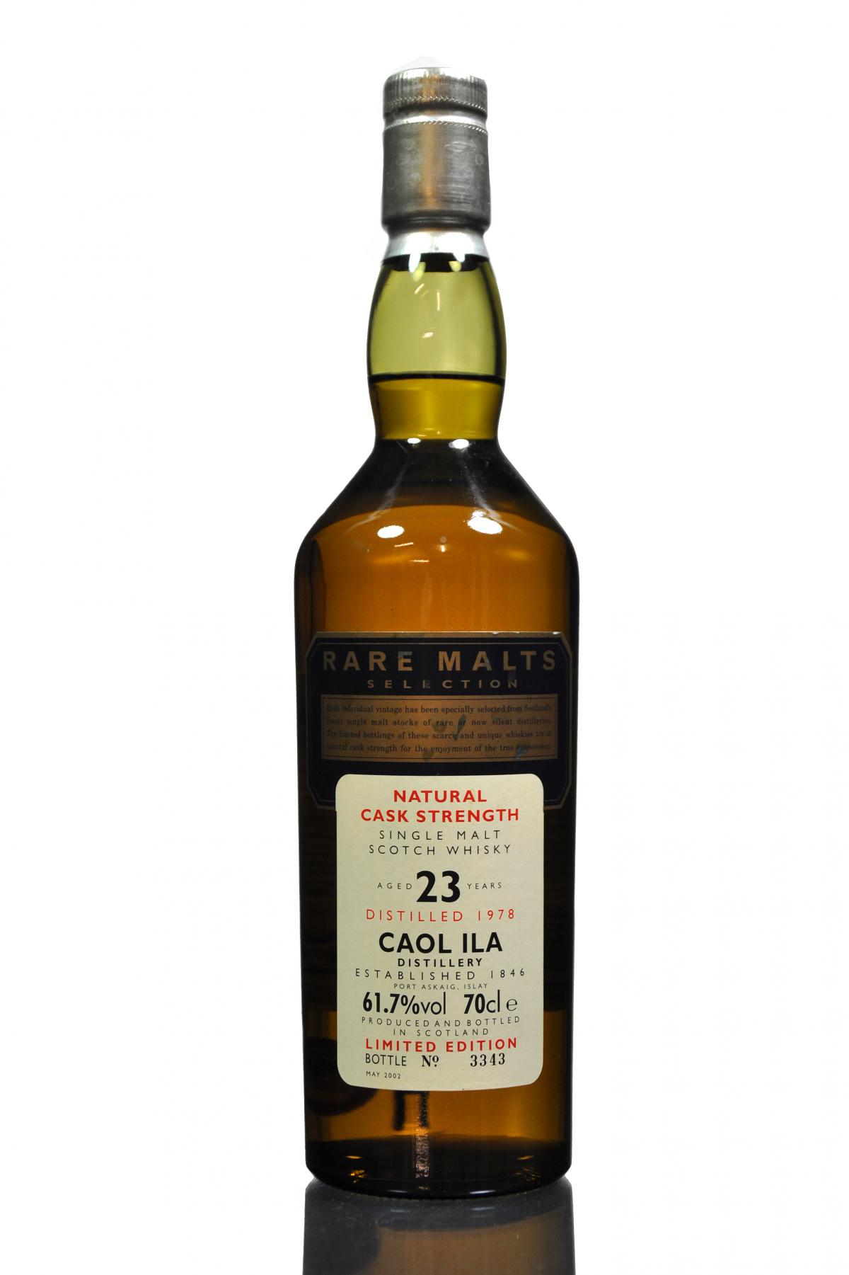 Caol Ila 1978-2002 - 23 Year Old - Rare Malts 61.7%
