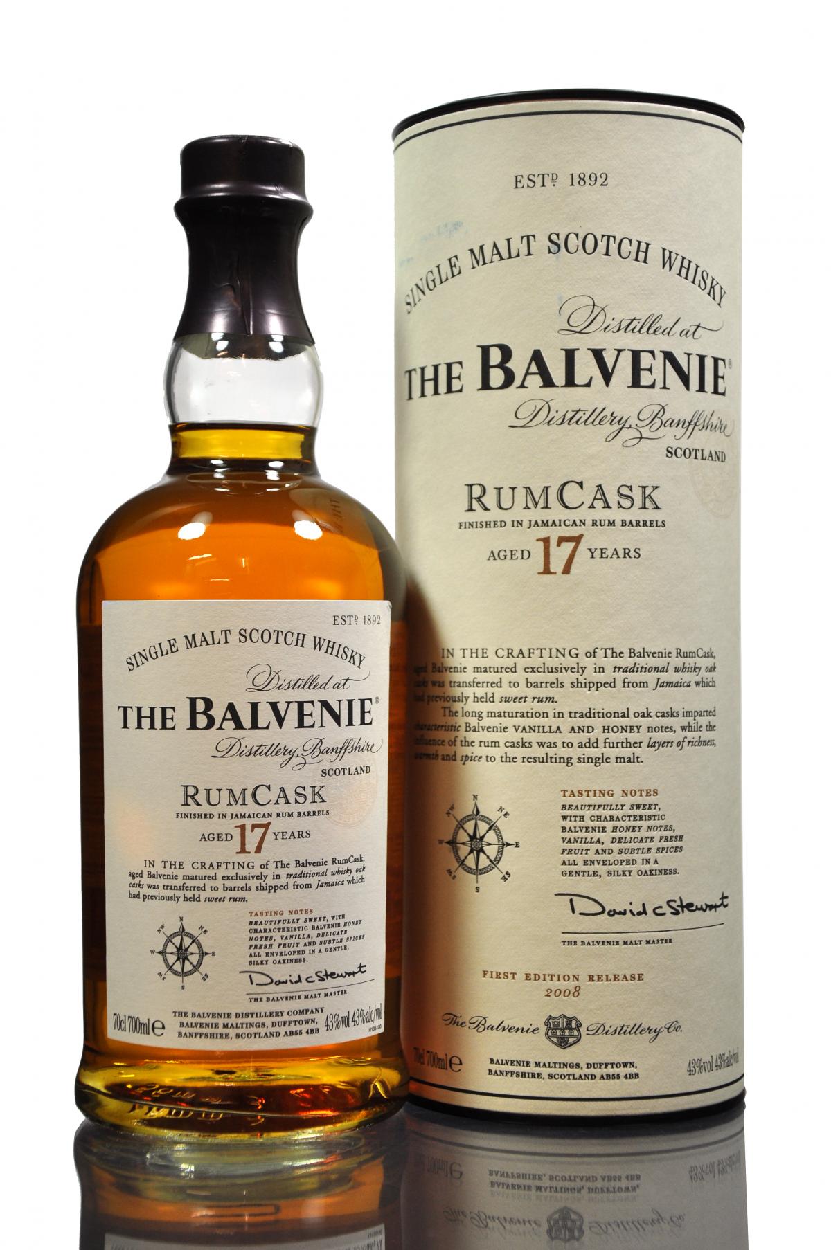 Balvenie 17 Year Old - Rum Cask