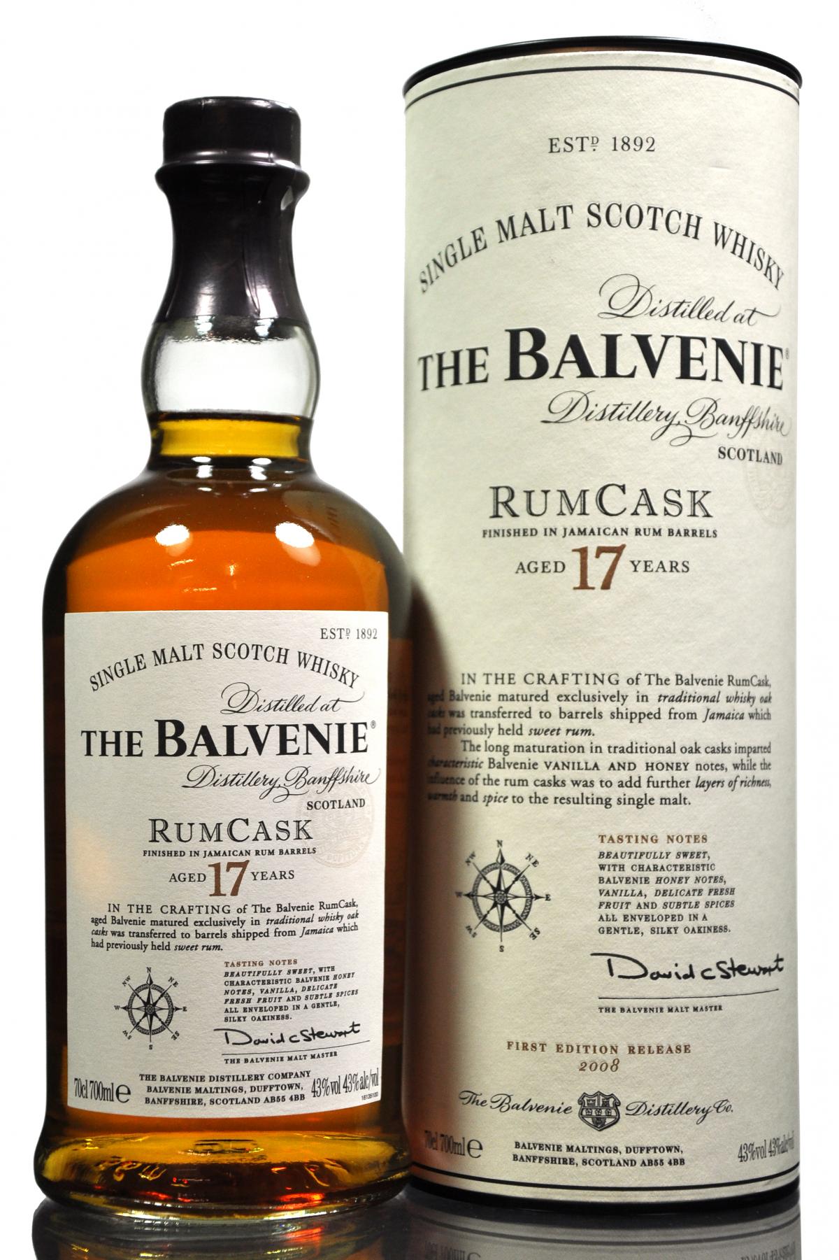Balvenie 17 Year Old - Rum Cask