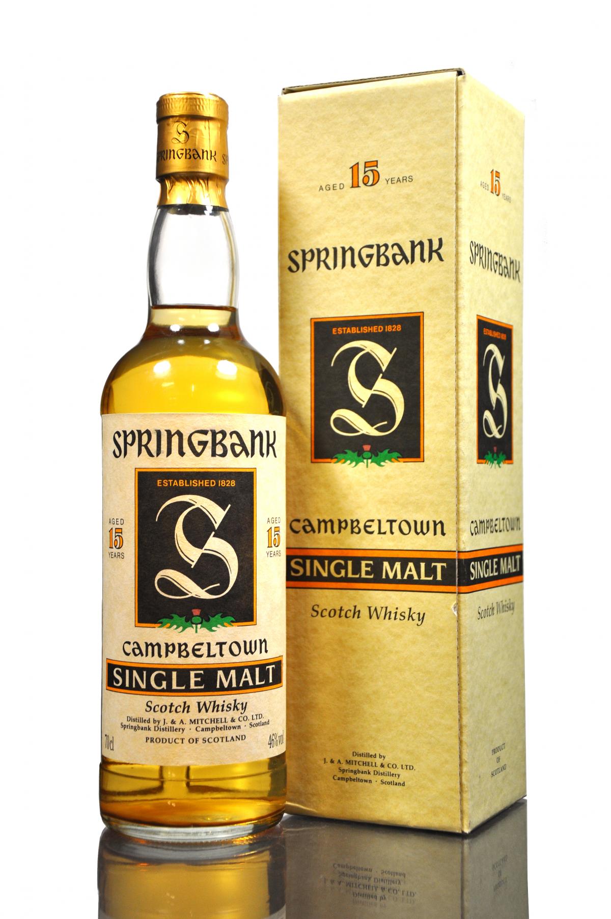 Springbank 15 Year Old - 1990s