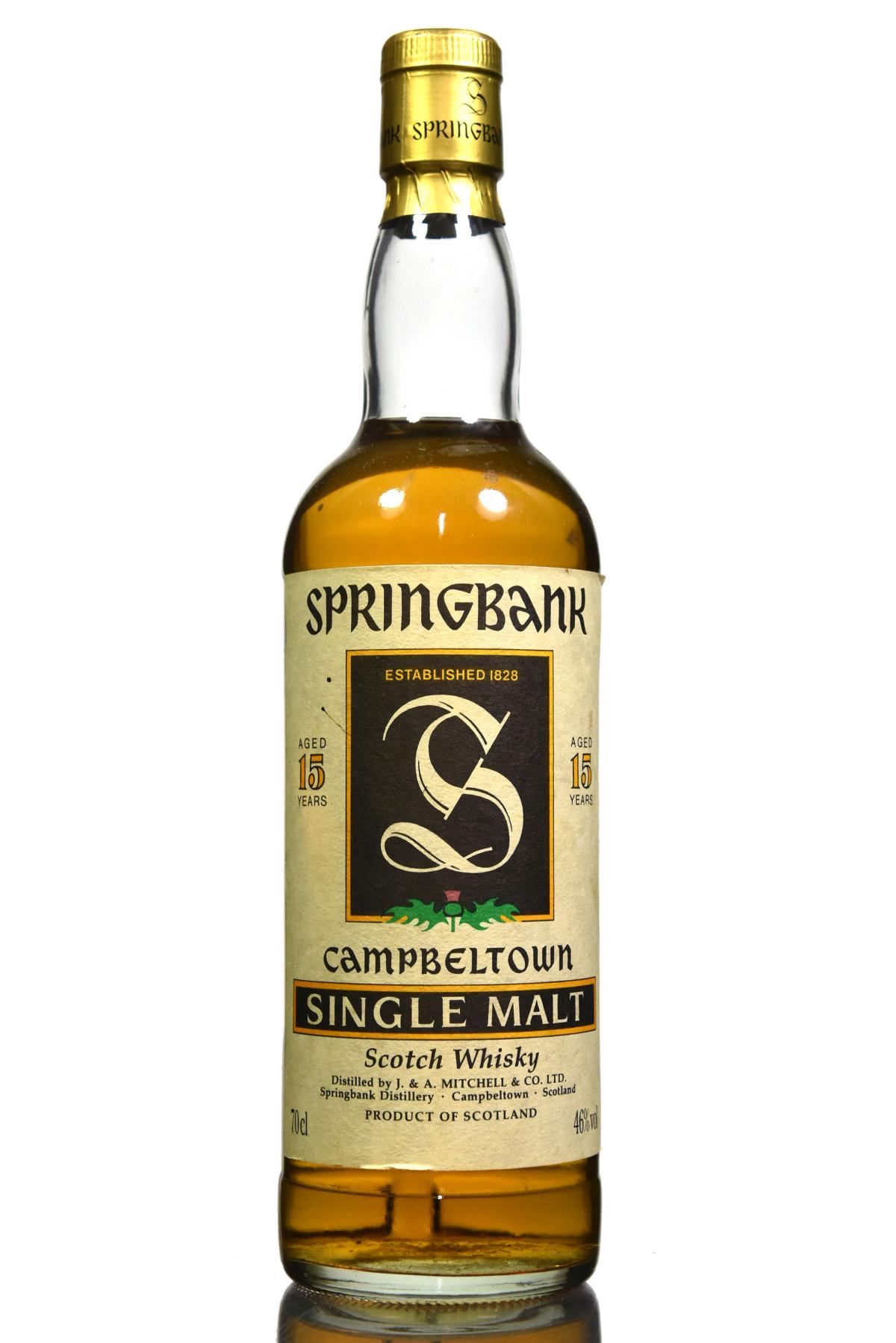 Springbank 15 Year Old - 1990s