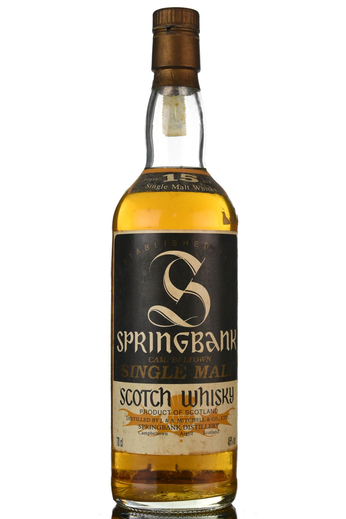 Springbank 15 Year Old - 1990s