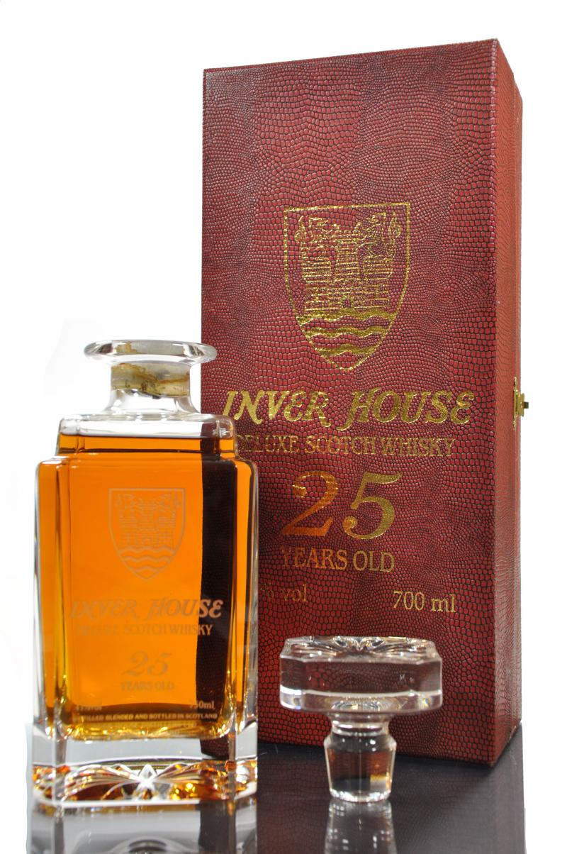Inver House 25 Year Old Crystal Decanter
