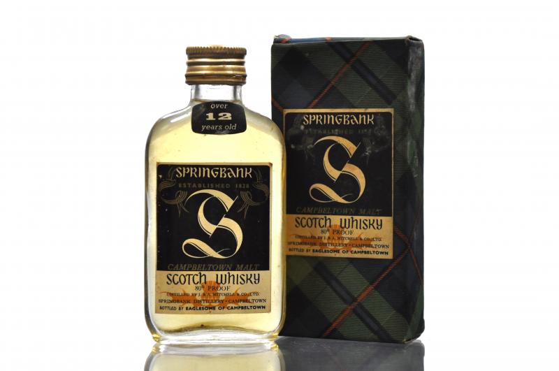 Springbank 12 Year Old - 80 Proof Miniature