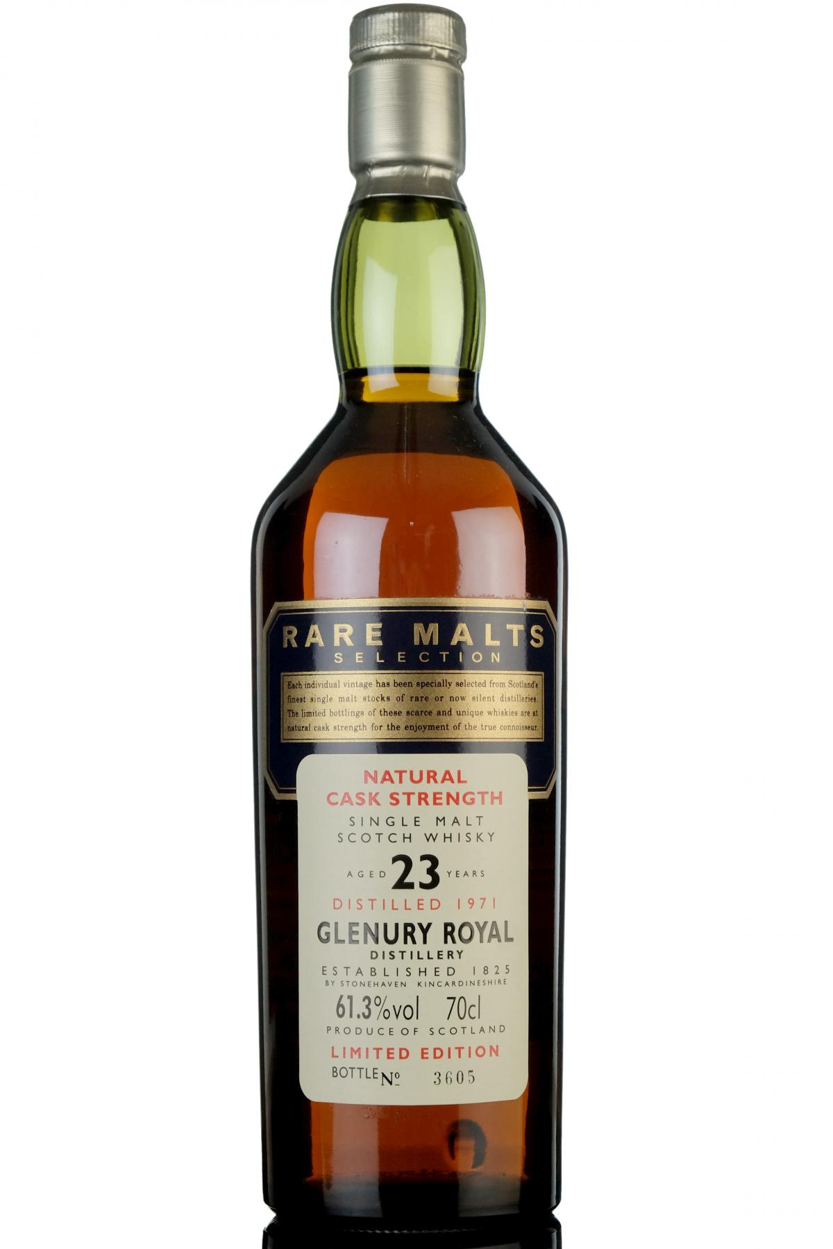 Glenury Royal 1971 - 23 Year Old - Rare Malts 61.3%