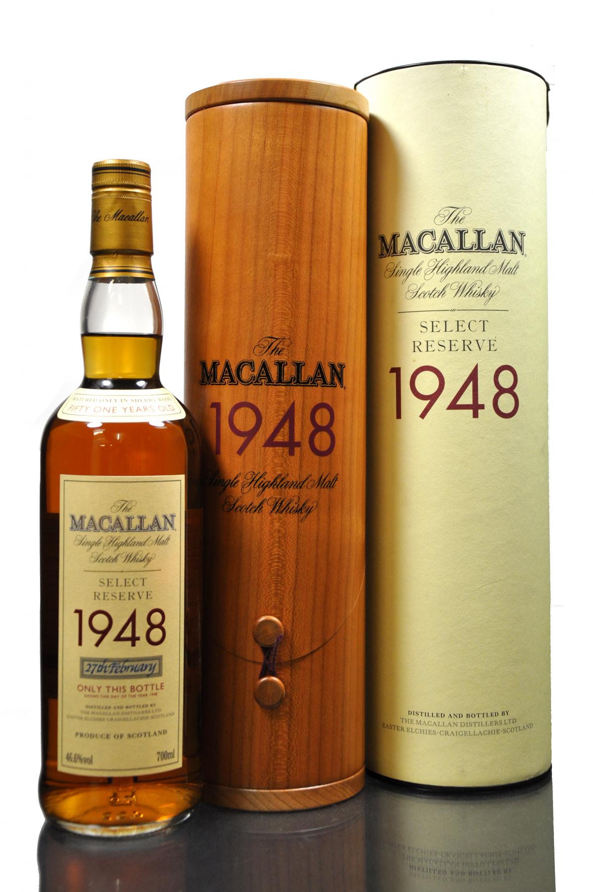 Macallan 1948 - 51 Year Old - Select Reserve