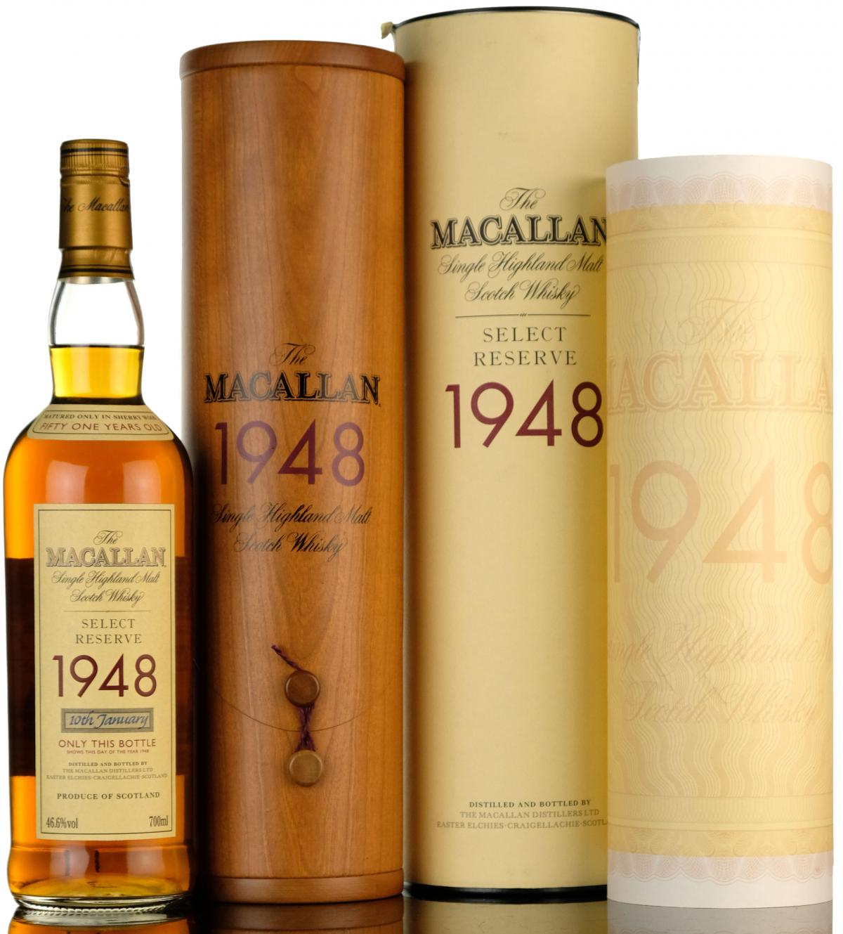 Macallan 1948 - 51 Year Old - Select Reserve