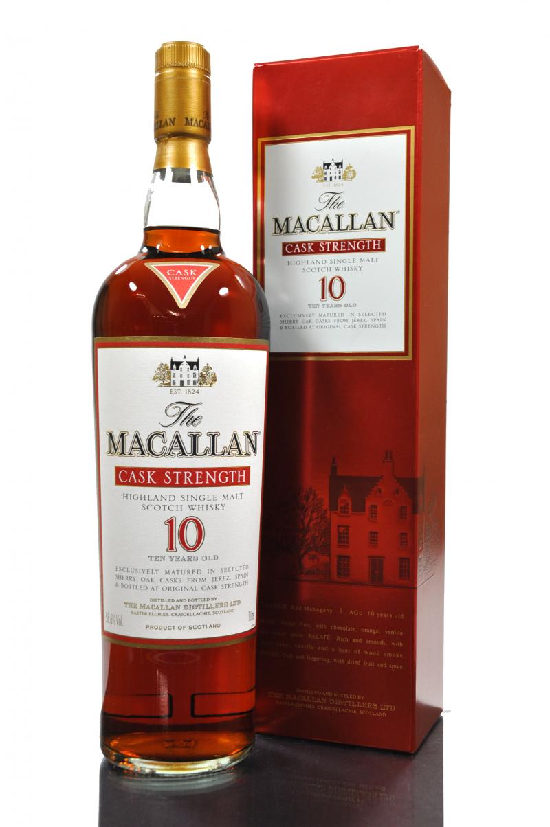 Macallan 10 Year Old - Cask Strength - 1 Litre