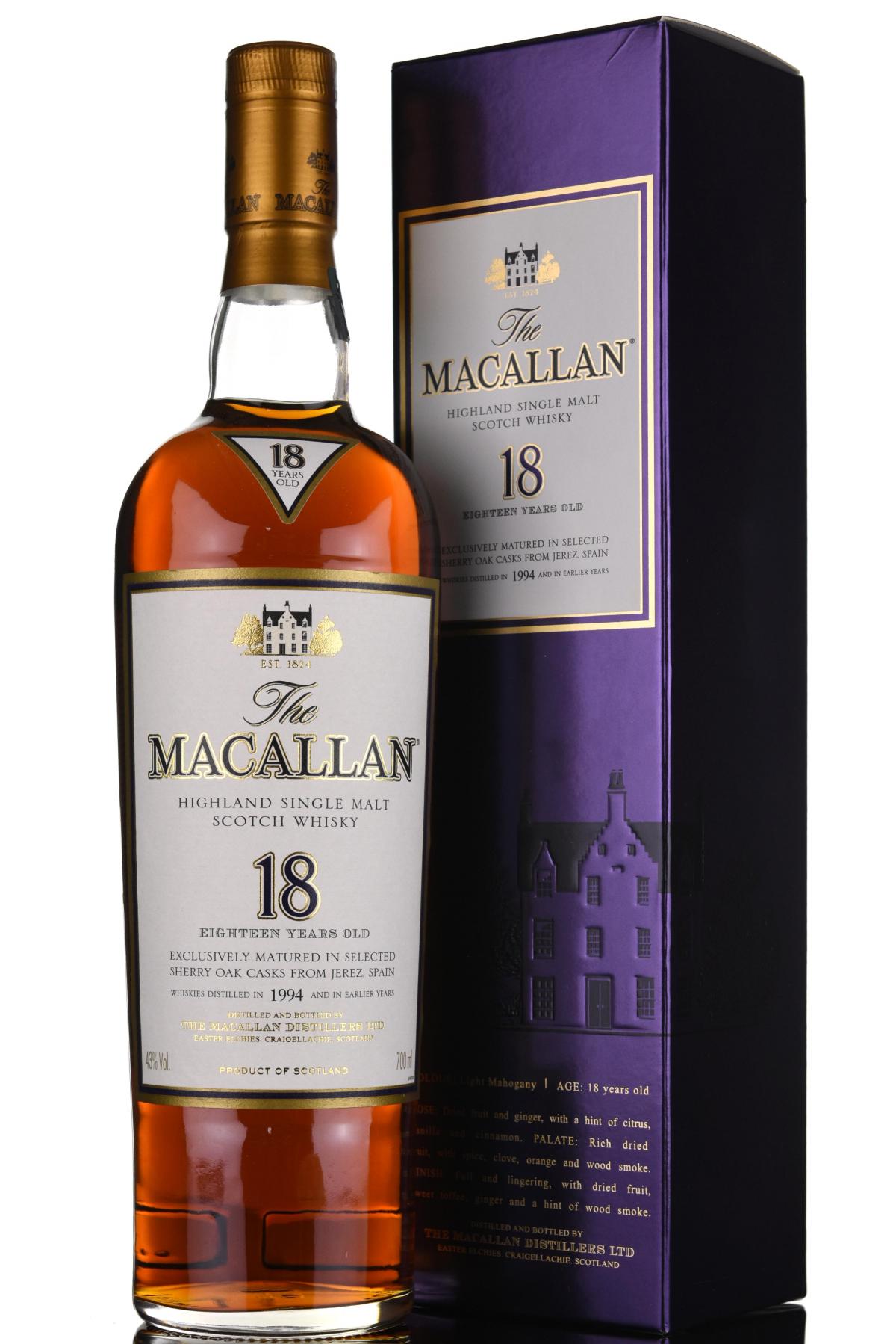 Macallan 1994 - 18 Year Old