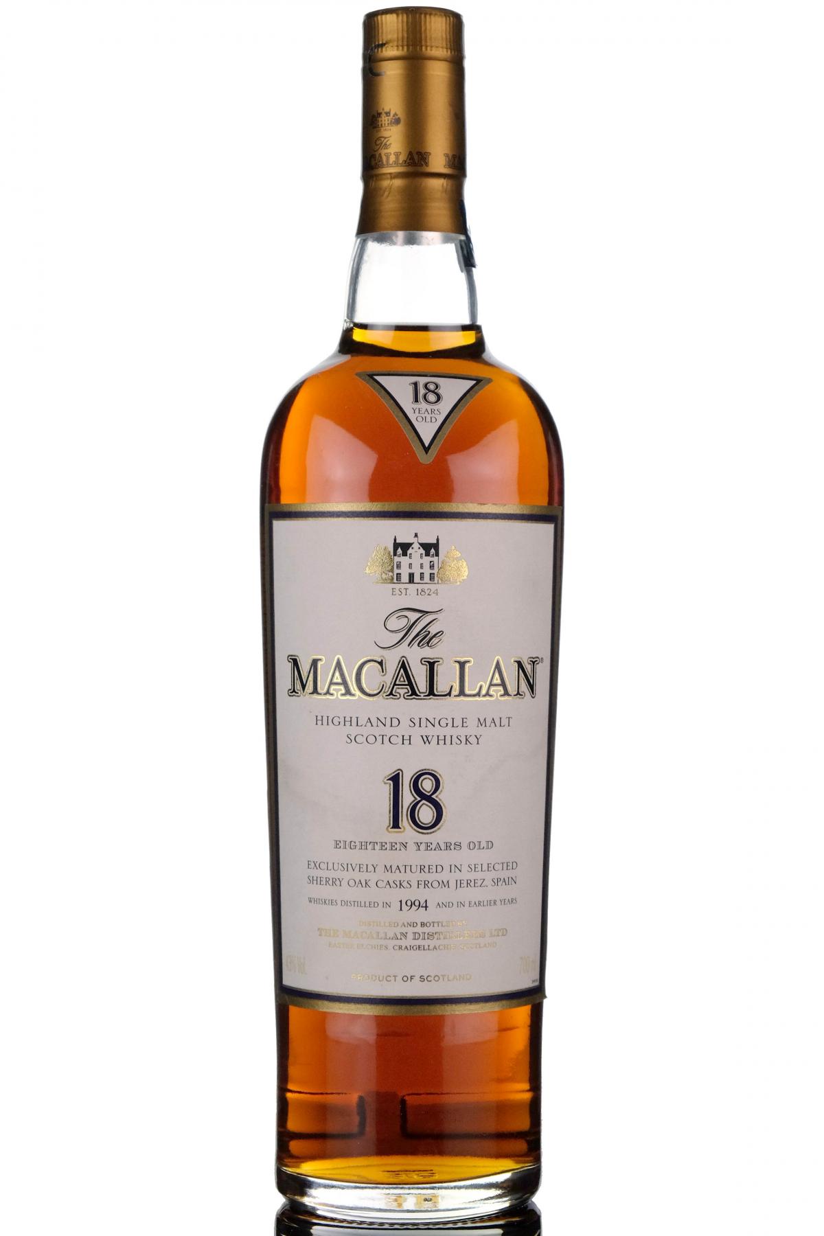 Macallan 1994 - 18 Year Old